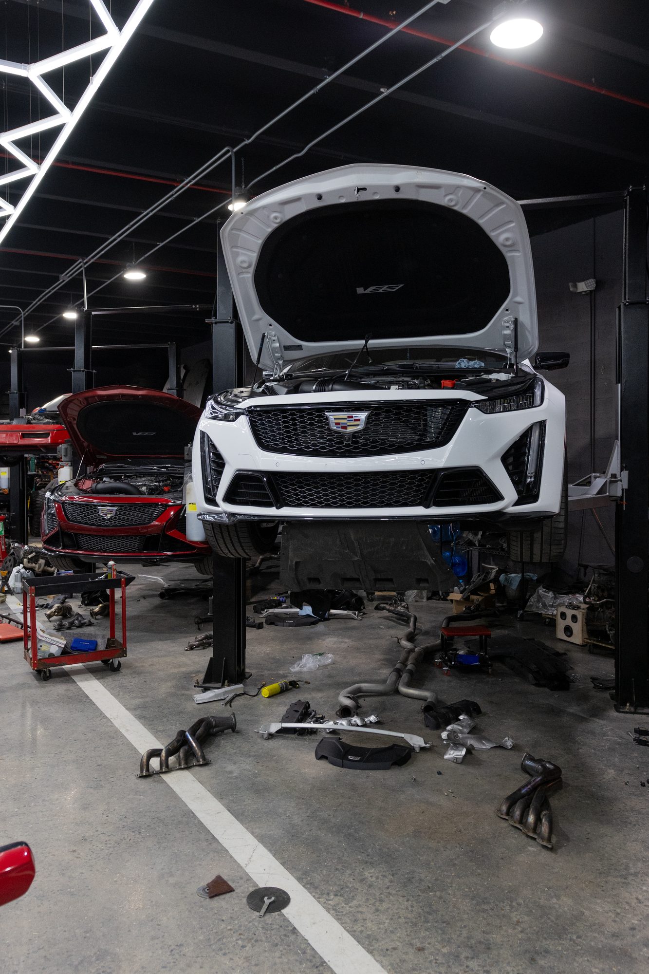 Inside the Renn Motorsport Co. shop in Miami