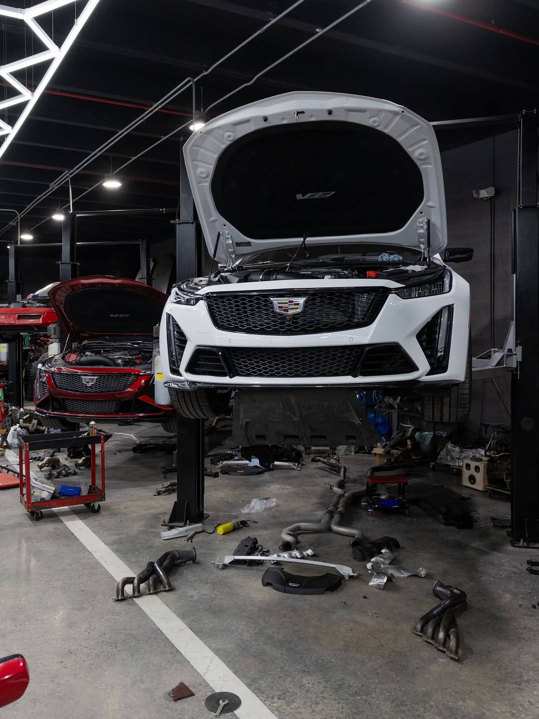 Inside the Renn Motorsport Co. shop in Miami